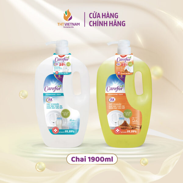 Nước rửa chén bát Carefor 1900ml