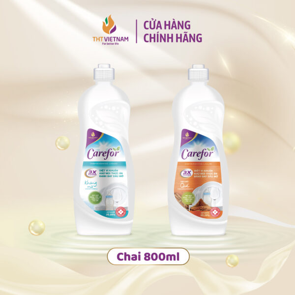 Nước rửa chén bát Carefor 800ml
