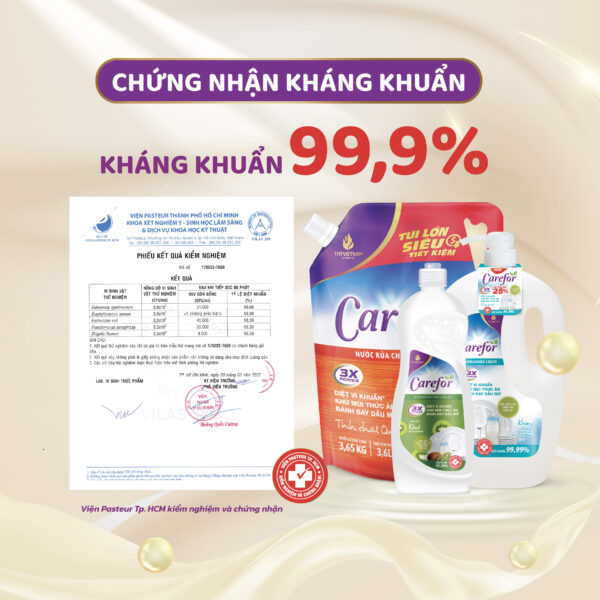 Nước rửa chén bát Carefor 800ml - Hình ảnh 5