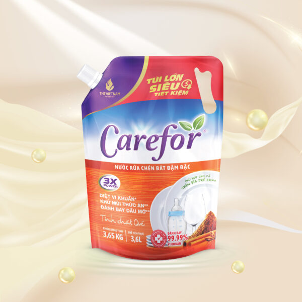 Nước rửa chén bát Carefor 3600ml - Hình ảnh 4