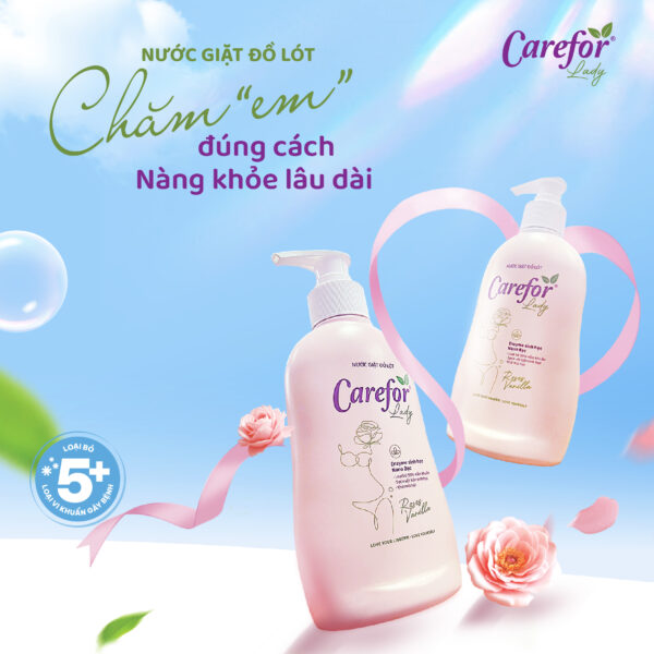 NƯỚC GIẶT ĐỒ LÓT CAREFOR LADY - Hình ảnh 2