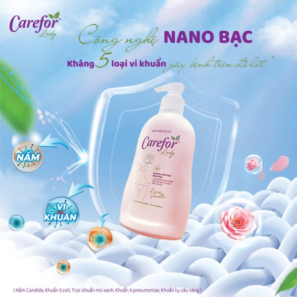 NƯỚC GIẶT ĐỒ LÓT CAREFOR LADY - Hình ảnh 3