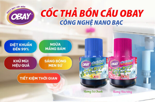 Cốc thả bồn cầu OBAY 180g