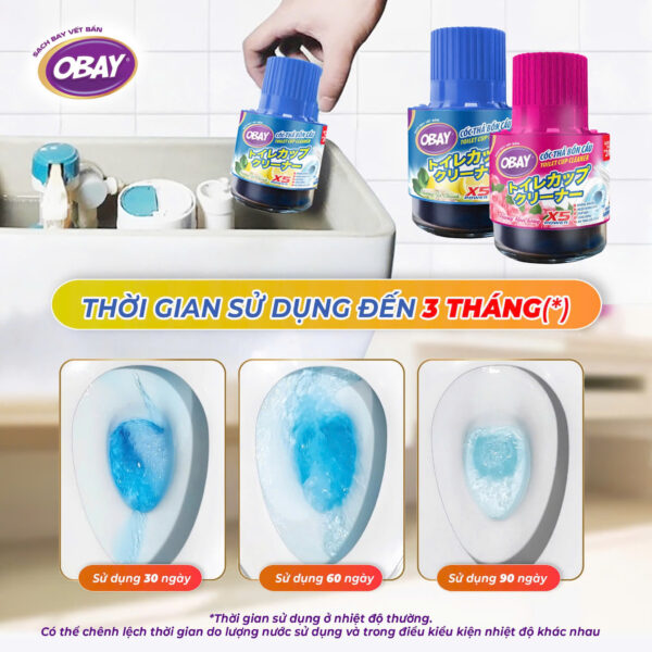 Cốc thả bồn cầu OBAY 180g - Hình ảnh 3
