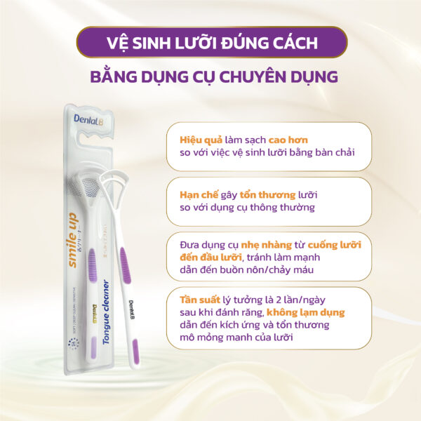 Dụng cụ vệ sinh lưỡi Dental B - Hình ảnh 5