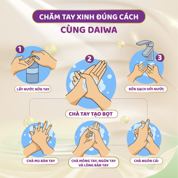 Nước rửa tay Daiwa 500ml/chai - Hình ảnh 5
