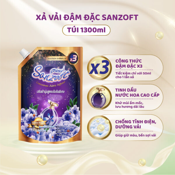 Nước xả làm mềm vải Sanzoft - Hình ảnh 2