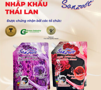 Nước giặt xả đậm đặc Sanzoft 6 in 1 2000ml