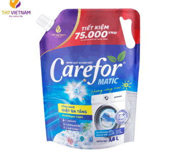 Nước giặt xả đậm đặc Carefor Matic 3600ml ( hương nắng mai)