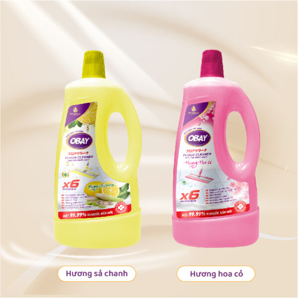 Nước lau sàn đậm đặc Obay 1900ml - Hình ảnh 4