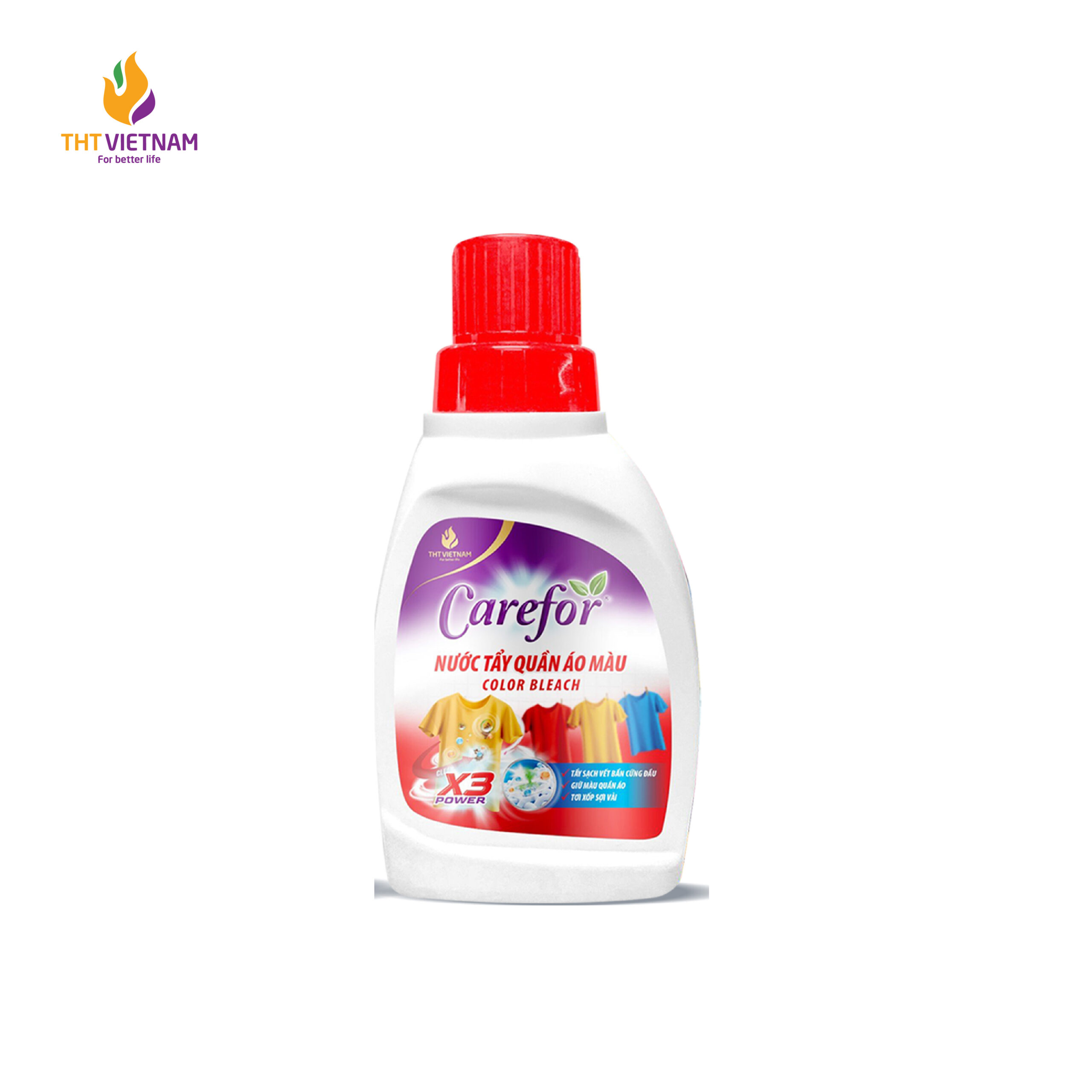 Nước tẩy quần áo Carefor 400ml - Hình ảnh 2