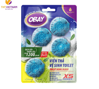 Viên thả vệ sinh Toilet Obay hương chanh 200g/vỉ 