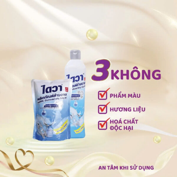 Nước rửa chén bát đậm đặc Daiwa - không mùi - Hình ảnh 2
