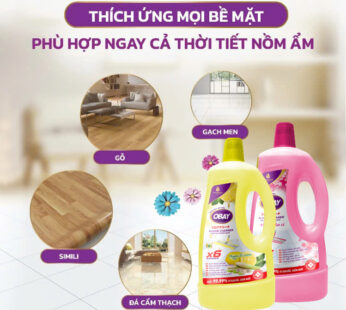 Nước lau sàn đậm đặc Obay 1900ml
