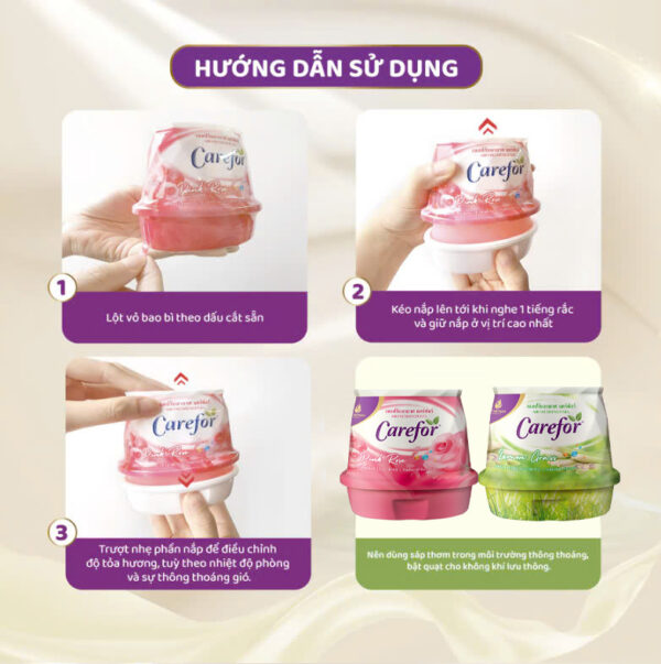 Sáp thơm phòng Carefor 180gram - Hình ảnh 2