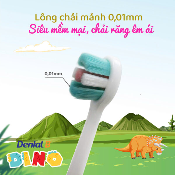 Bàn chải đánh răng trẻ em Dental B - DINO - Hình ảnh 5